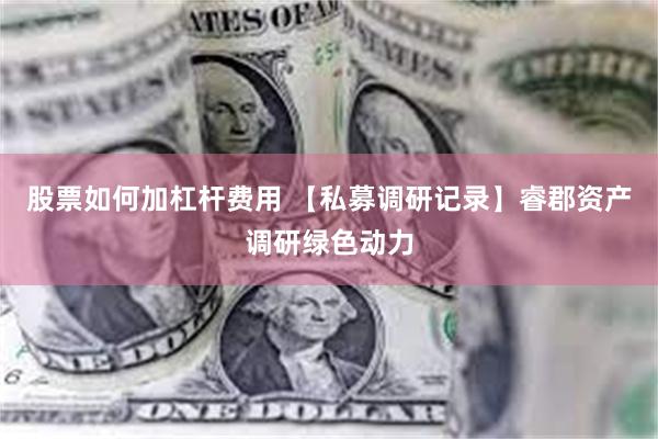 股票如何加杠杆费用 【私募调研记录】睿郡资产调研绿色动力