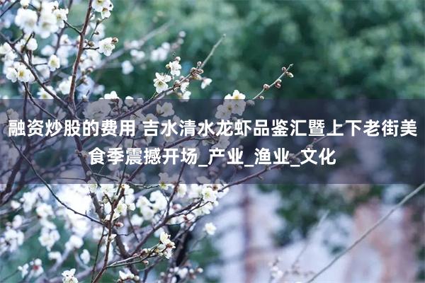 融资炒股的费用 吉水清水龙虾品鉴汇暨上下老街美食季震撼开场_产业_渔业_文化