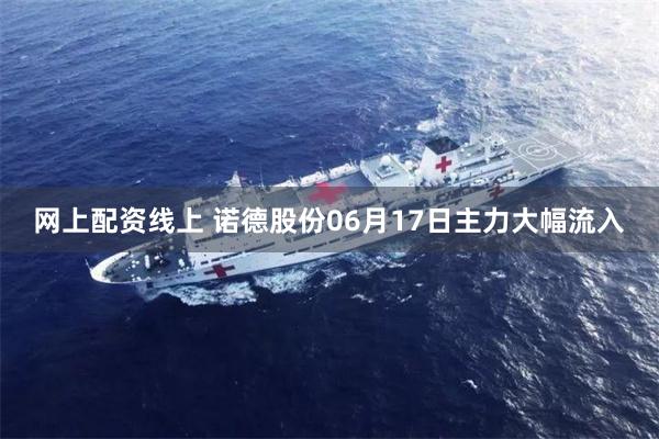 网上配资线上 诺德股份06月17日主力大幅流入